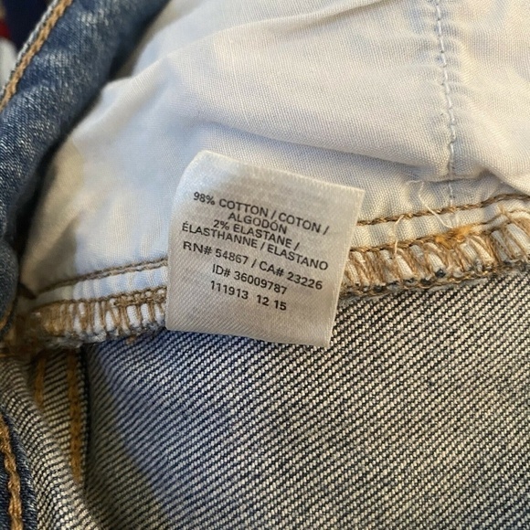 PINK Victoria Secret Cut off Blue Jean Shorts 6 - Picture 4 of 4